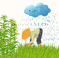 Giáo án mầm non: Thơ Mưa rơi