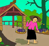 Giáo án mầm non: Đồng dao Đi cầu đi quán