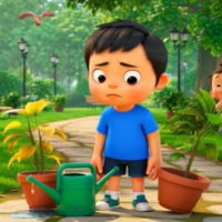 Video AI khởi động Công nghệ 4 Bài 6: Chăm sóc hoa, cây cảnh trong chậu