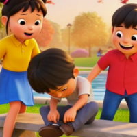 Video AI khởi động Đạo đức 4 Bài 2: Cảm thông, giúp đỡ người gặp khó khăn