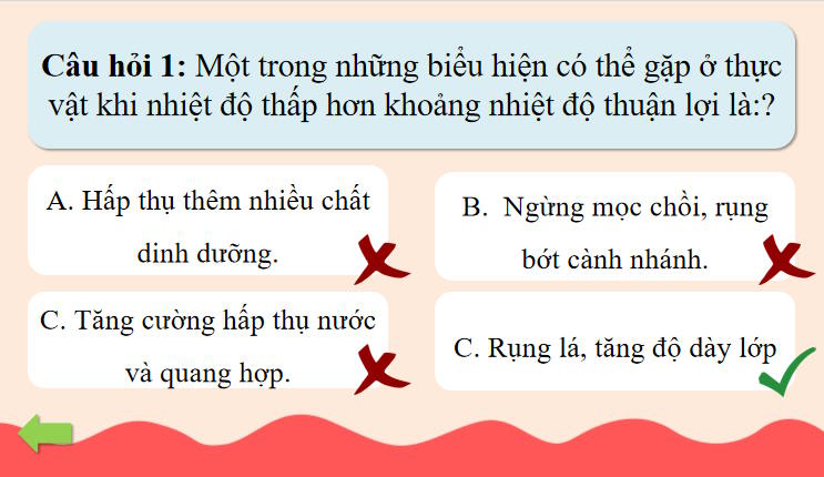 Trò chơi khởi động KHTN 7 Bài 37