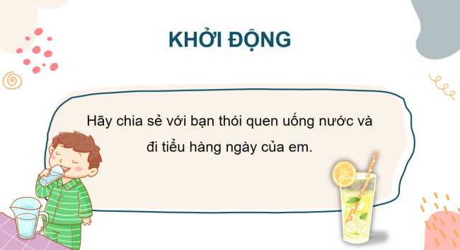 PowerPoint Tự nhiên và xã hội 2 Bài 25: Tìm hiểu cơ quan bài tiết nước tiểu