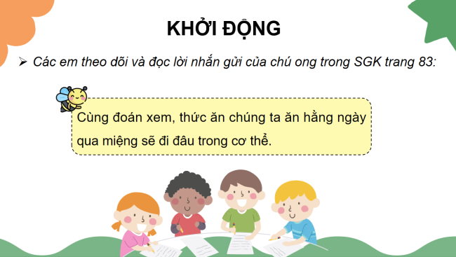 PowerPoint Tự nhiên và xã hội 3 Bài 15: Cơ quan tiêu hóa