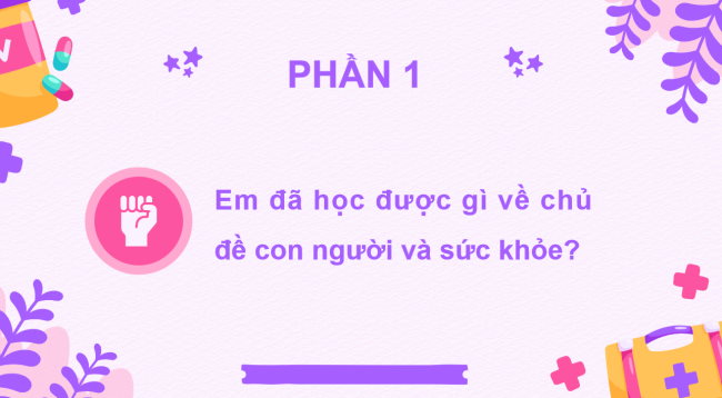 PowerPoint Tự nhiên và xã hội 3 Ôn tập Chủ đề con người và sức khỏe