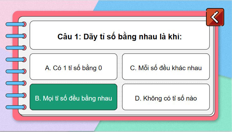 Trò chơi khởi động Toán 8 Bài 21