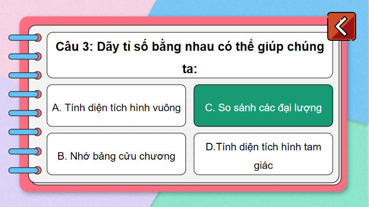 Trò chơi khởi động Toán 8 Bài 21