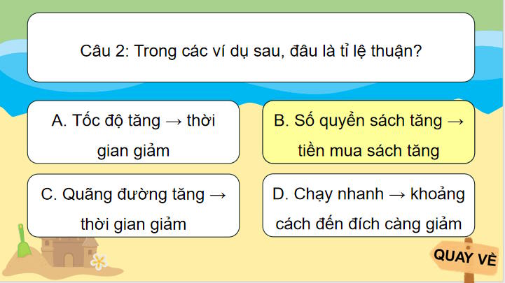 Trò chơi khởi động Toán 8 Bài 22