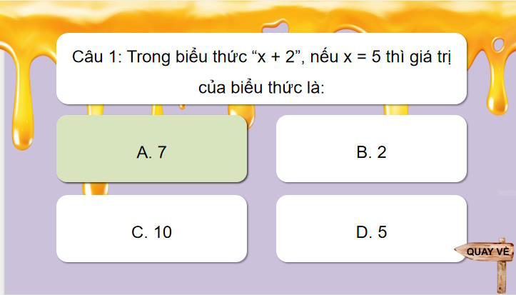 Trò chơi khởi động Toán 8 Bài 24