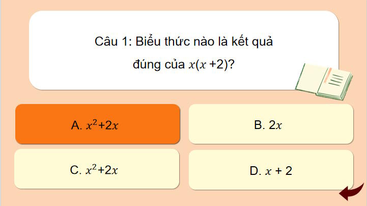 Trò chơi khởi động Toán 8 Bài 27