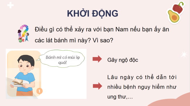 PowerPoint Khoa học 4 Bài 26: Thực phẩm an toàn