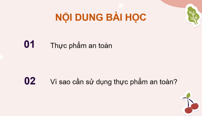 PowerPoint Khoa học 4 Bài 26: Thực phẩm an toàn
