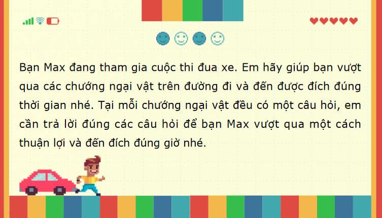 Trò chơi khởi động Toán 8 Bài tập cuối chương 2