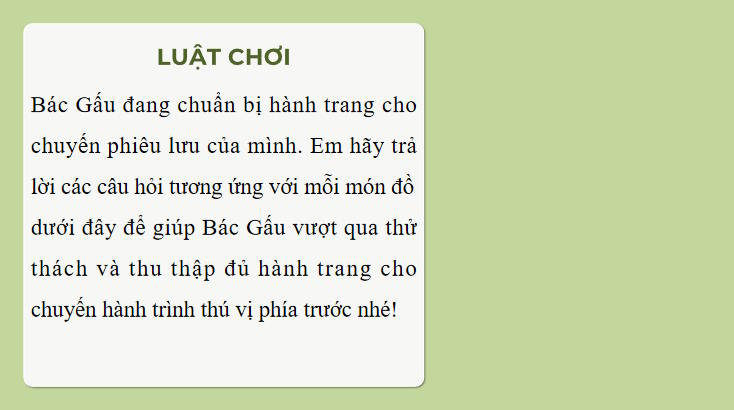 Trò chơi khởi động Toán 8 Bài tập cuối chương 6
