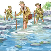 PowerPoint Tiếng Việt 3 Bài 24: Cùng Bác qua suối tích hợp AI