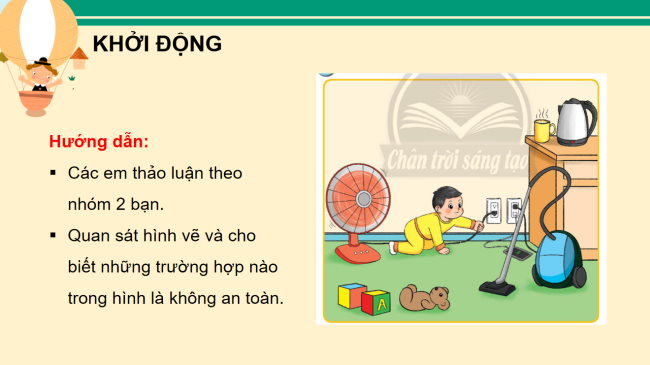PowerPoint Công nghệ 3 Bài 6: An toàn với môi trường công nghệ trong gia đình