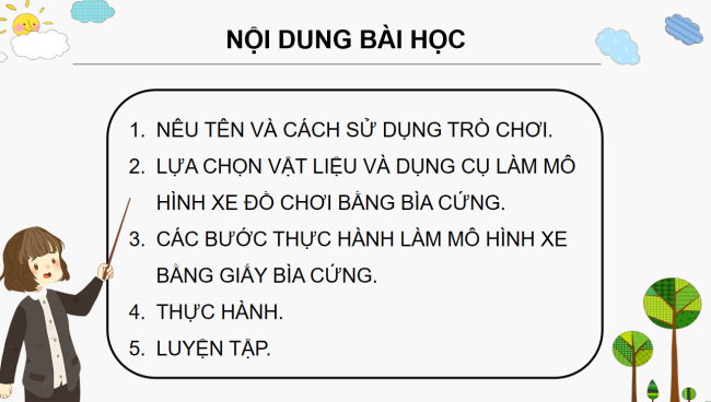 PowerPoint Công nghệ 3 Bài 9: Làm đồ chơi