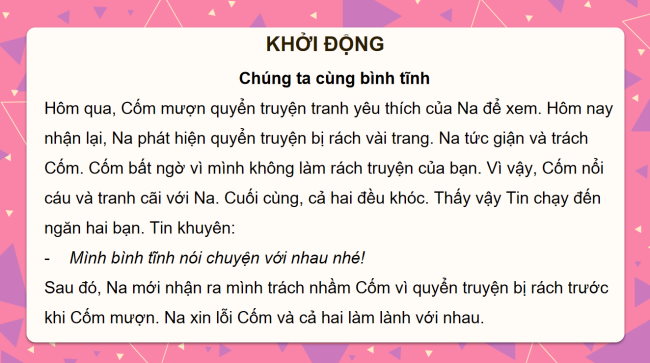 PowerPoint Đạo đức 3 Bài 11: Em xử lý bất hòa với bạn bè