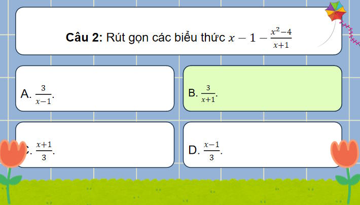 Trò chơi khởi động Toán 8 Luyện tập chung trang 23