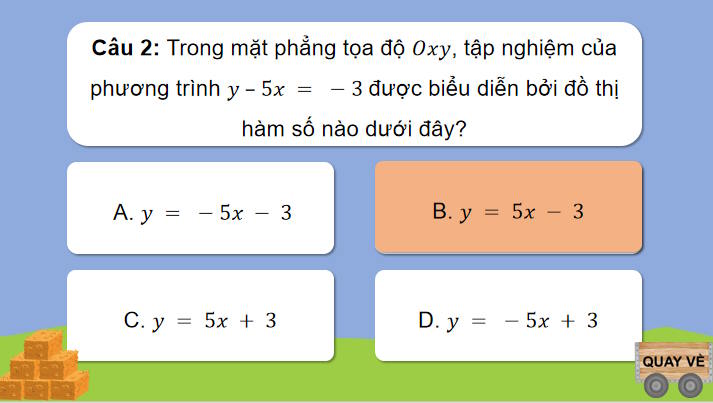 Trò chơi khởi động Toán 8 Luyện tập chung trang 55