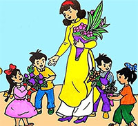 Video AI khởi động Hoạt động trải nghiệm 1 Bài 7: Kính yêu thầy cô