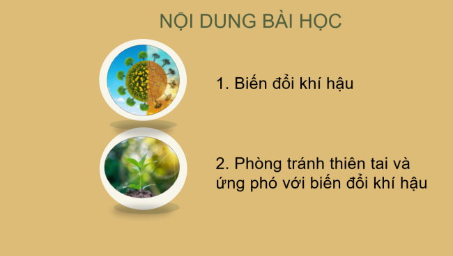 PowerPoint Địa lí 6 Bài 14: Biến đổi khí hậu và ứng phó với biến đổi khí hậu