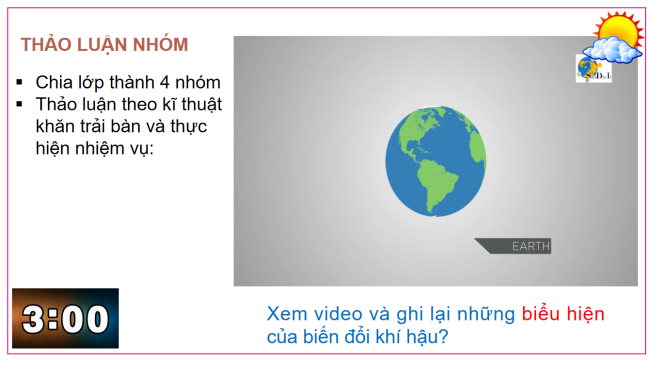 PowerPoint Địa lí 6 Bài 14: Biến đổi khí hậu và ứng phó với biến đổi khí hậu