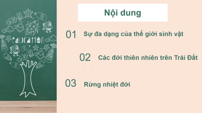 PowerPoint Địa lí 6 Bài 20: Sinh vật và sự phân bố các đới thiên nhiên. Rừng nhiệt đới