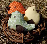 Giáo án mầm non: Cắt, dán tổ chim