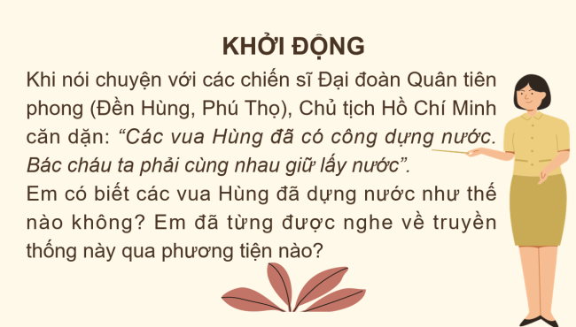 PowerPoint Lịch sử 6 Bài 12: Nước Văn Lang
