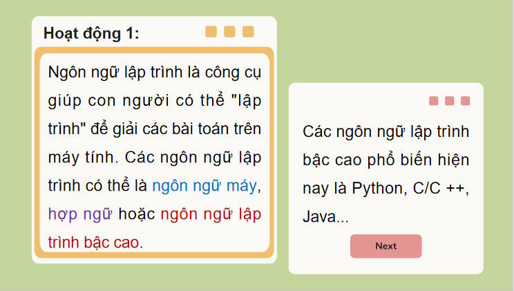 Ngôn ngữ lập trình bậc cao và python