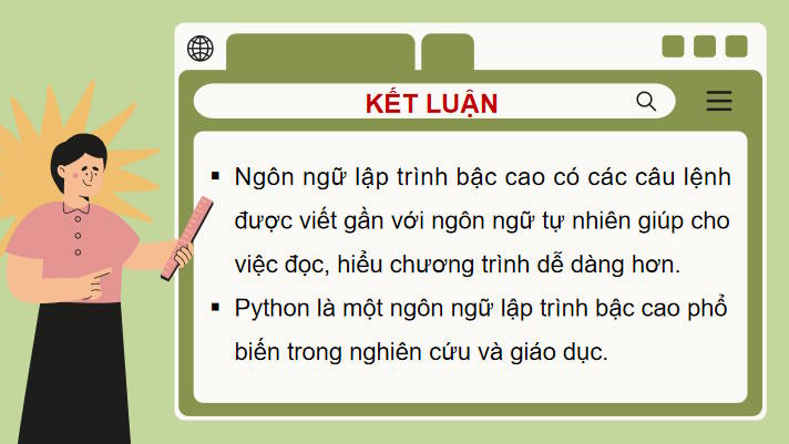Ngôn ngữ lập trình bậc cao và python