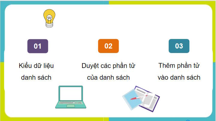 Kiểu dữ liệu danh sách