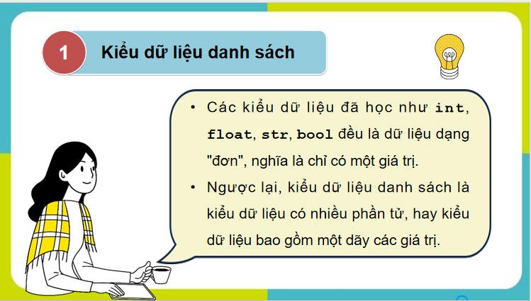 Kiểu dữ liệu danh sách