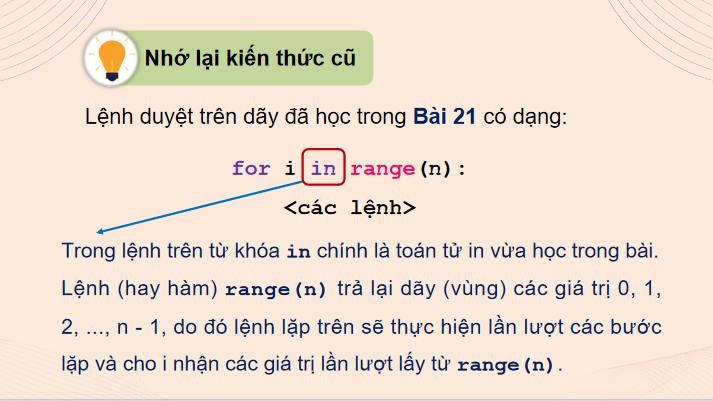 Một số lệnh làm việc với dữ liệu danh sách