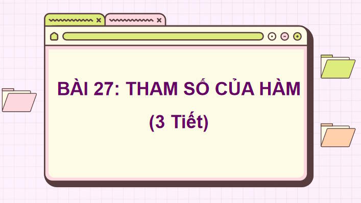 Tham số của hàm