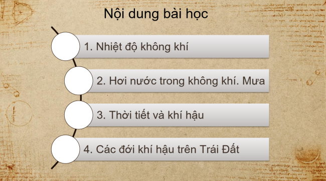 PowerPoint Địa lí 6 Bài 14: Nhiệt độ và mưa. Thời tiết và khí hậu