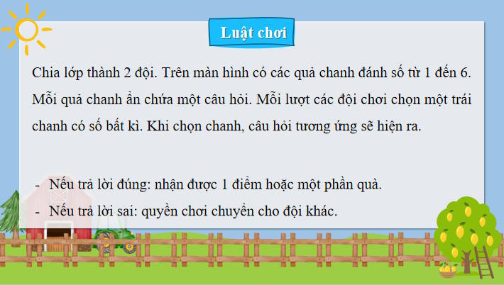 Trò chơi khởi động Tin học 7 Bài 13