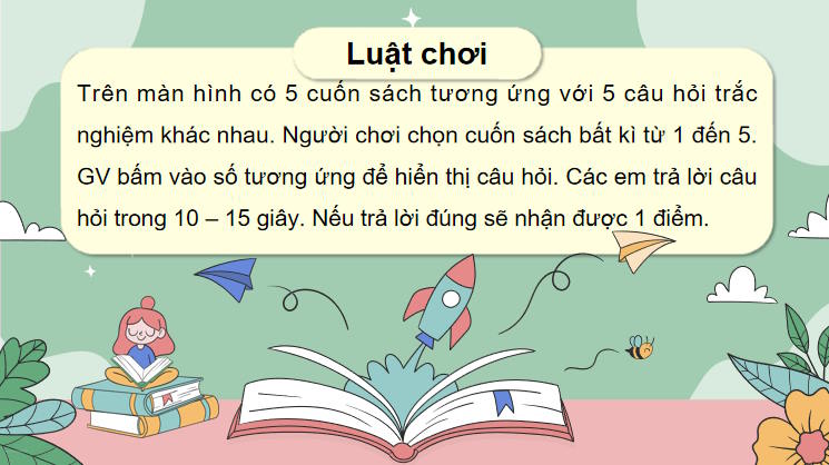 Trò chơi khởi động Tin học 7 Bài 15