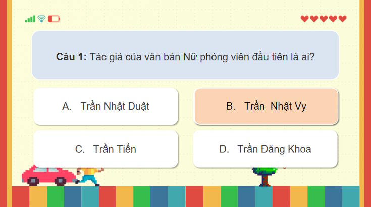 Ngữ văn 11 Bài 8: Nữ phóng viên đầu tiên