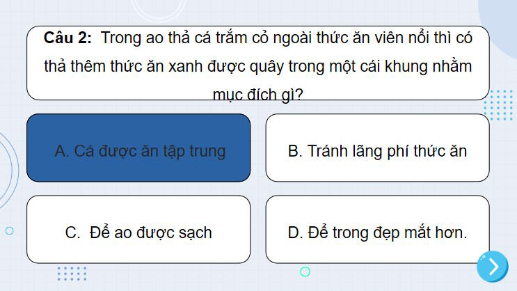 Trò chơi khởi động Công nghệ 7 Bài 15