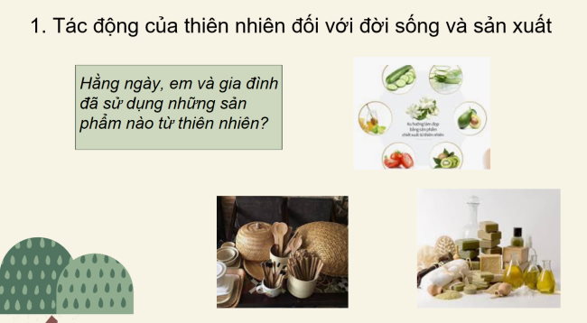 PowerPoint Địa lí 6 Bài 25: Con người và thiên nhiên