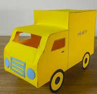 Giáo án mầm non: Làm ô tô tải