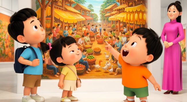 Video khởi động Mĩ thuật 4 Chủ đề 2