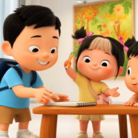 Video AI khởi động Mĩ thuật 4 Chủ đề 2: Một số dạng không gian trong tranh dân gian Việt Nam