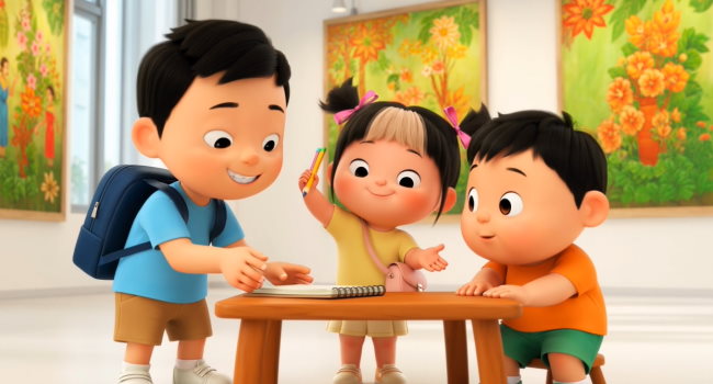 Video khởi động Mĩ thuật 4 Chủ đề 2