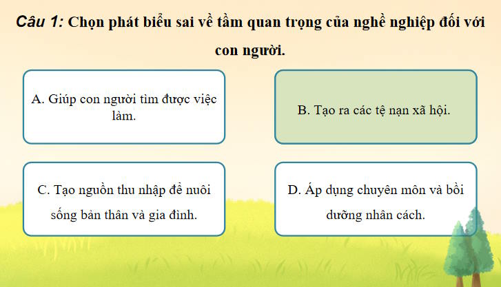 Công nghệ 9 Định hướng nghề nghiệp Bài 1