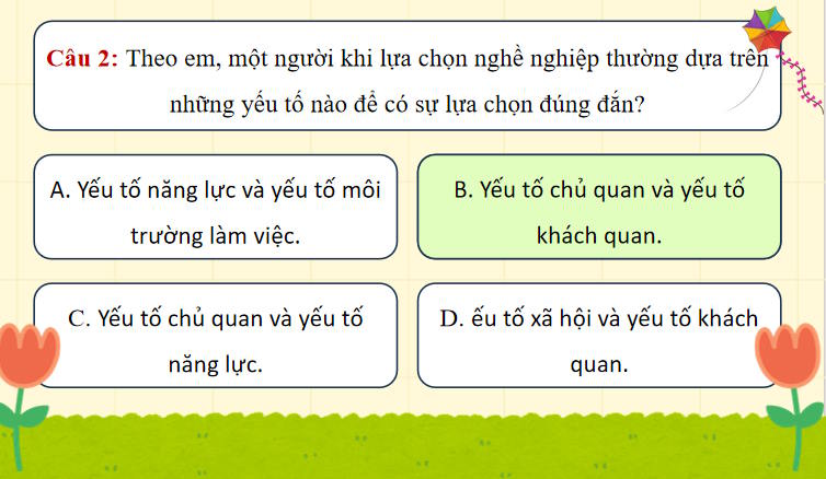 Công nghệ 9 Định hướng nghề nghiệp Bài 4
