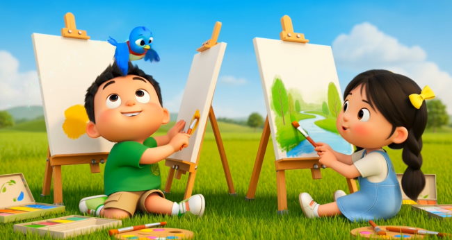 Video khởi động Mĩ thuật 5 Chủ đề 6