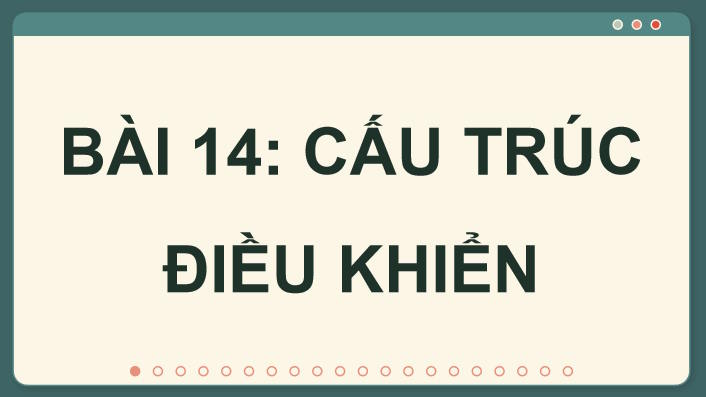 Cấu trúc điều khiển
