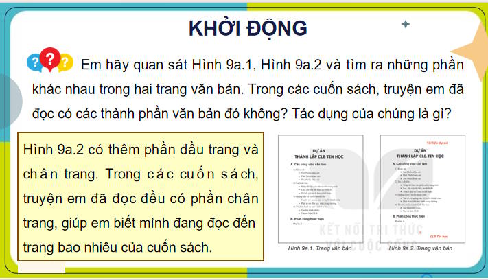 Tạo đầu trang chân trang cho văn bản